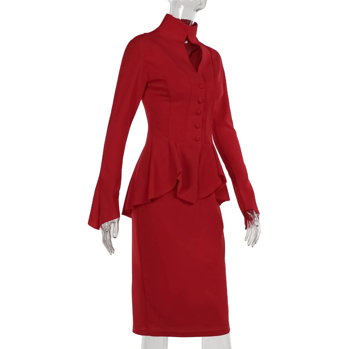 Trendy Blazer & Mini Skirt Set