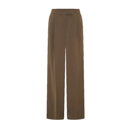 Solid Blazer Pants Set Wide Leg Trousers Outfit
