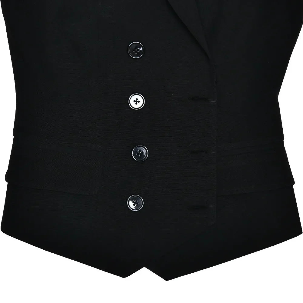 Notched Collar Pleated Skirt Suit Two Piece Sets