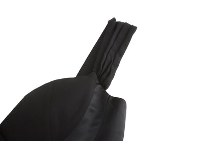 Sheila Chiffon Dress (Black) (Final Sale)