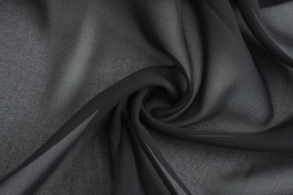 Sheila Chiffon Dress (Black) (Final Sale)