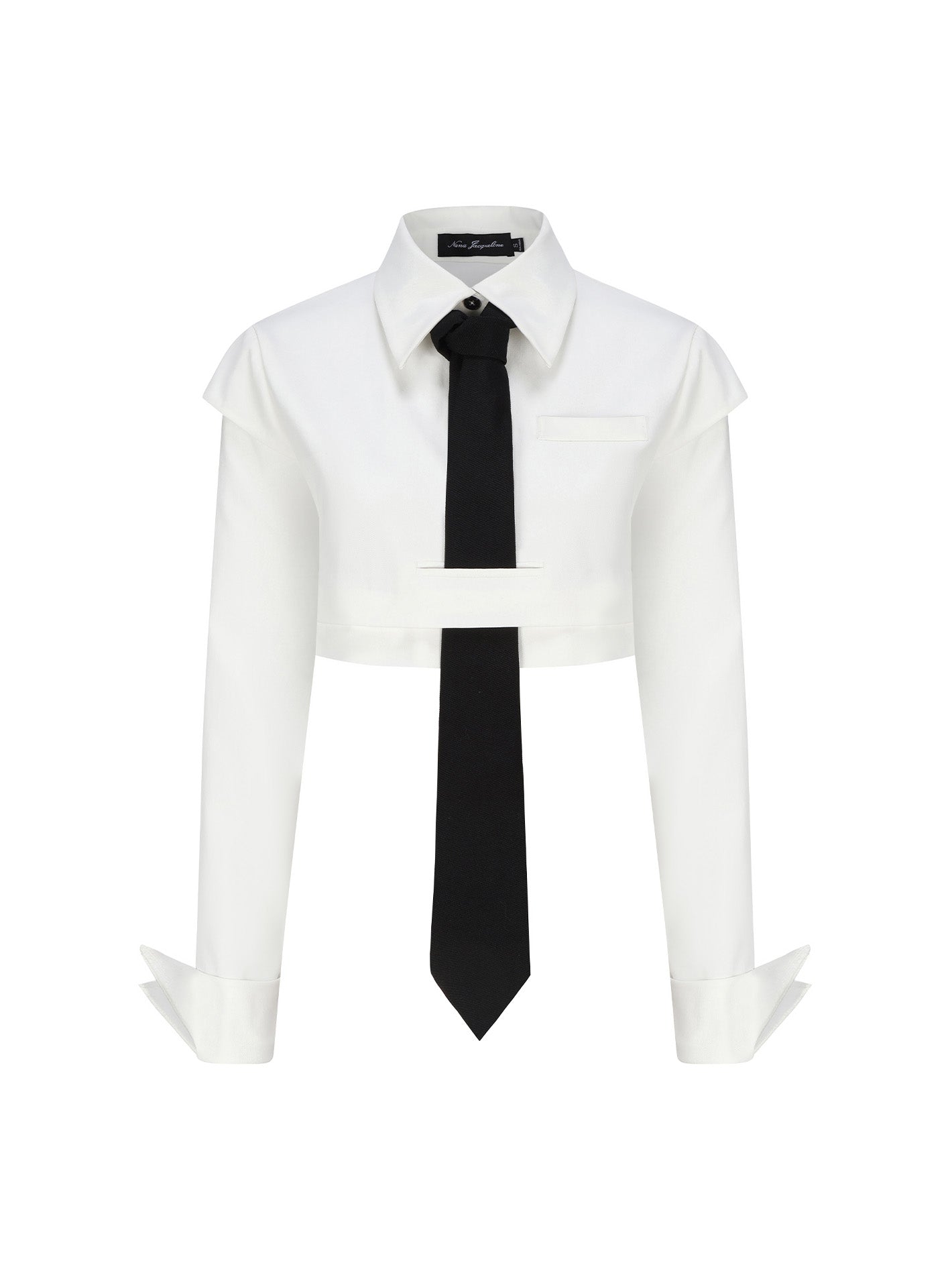 Portia Top + Tie (White) (Final Sale)
