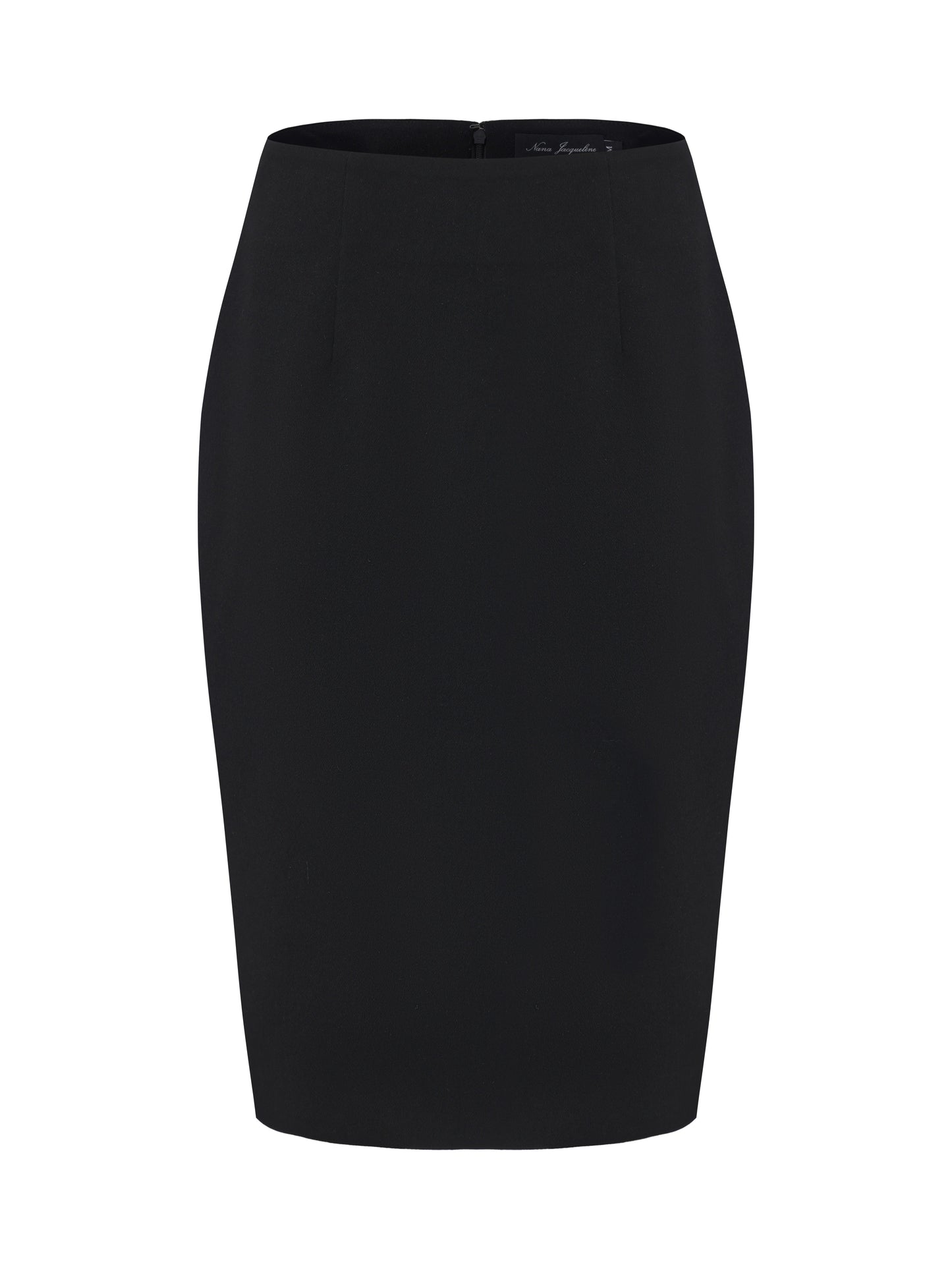 Yvette Tailored Black Pencil Skirt