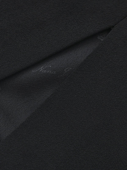 Yvette Tailored Black Pencil Skirt