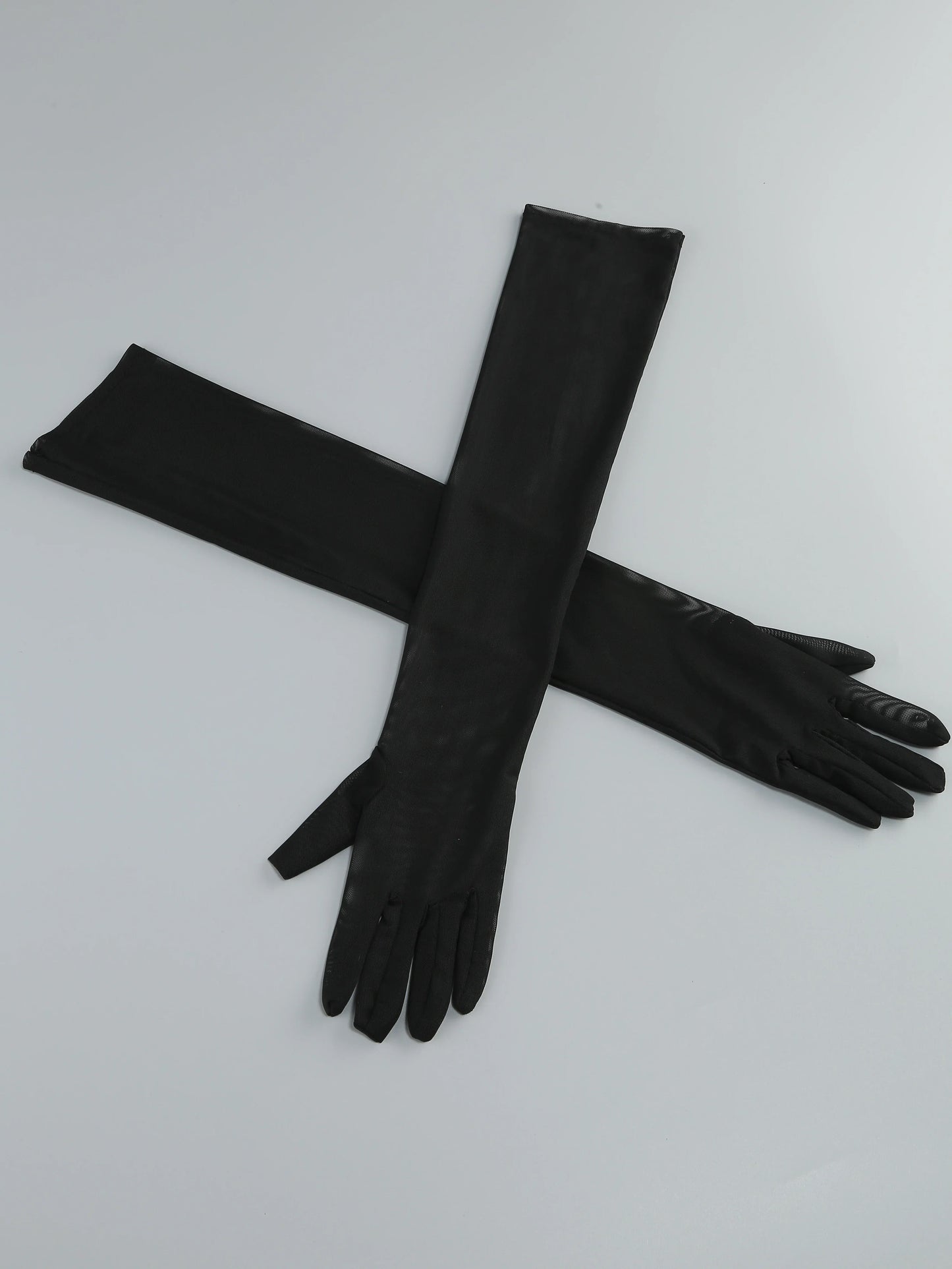 Lace Corset Patchwork Skirt And Gloves Set