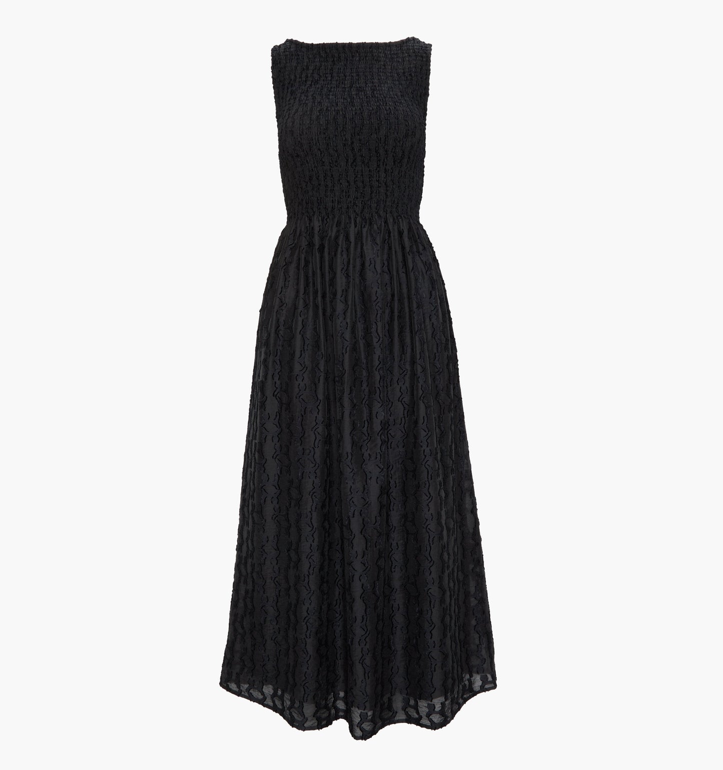 The Cosima Nap Dress - Black Fil Coupé