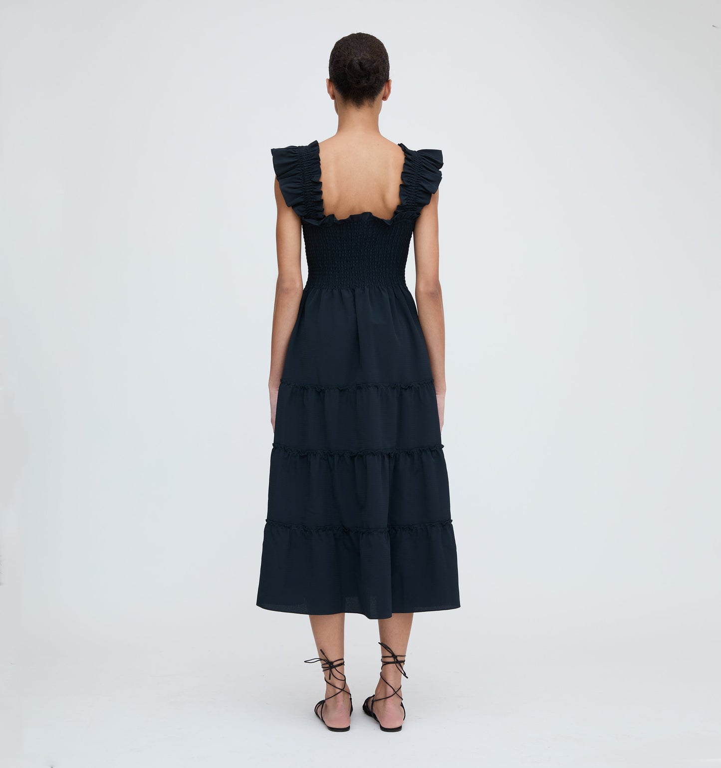 The Ellie Nap Dress - Black Crepe