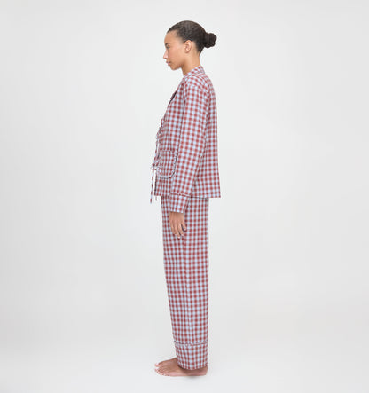The Steffy PJ Set - Sienna Check