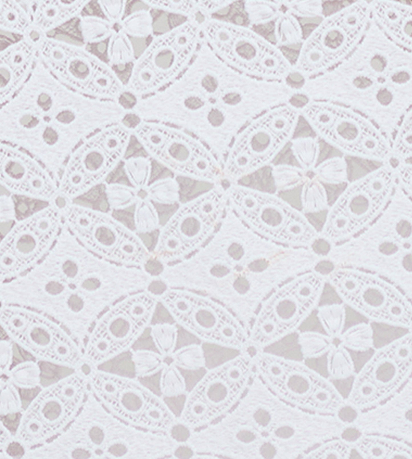 The Darinka Dress - White Medallion Lace