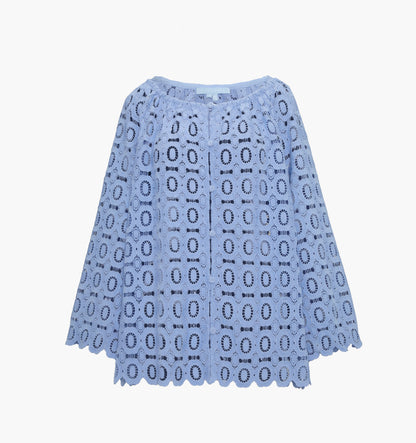 The Enella Tunic - Cornflower Lace