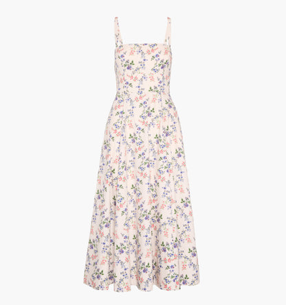 The Margot Dress - Pink Scallop Bow Chintz