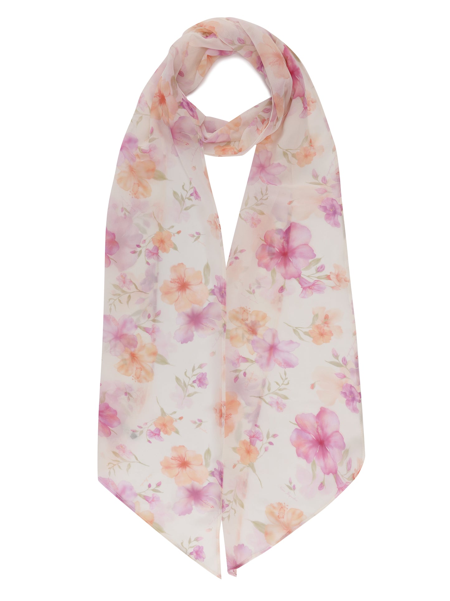 Roselle Floral Print Scarf