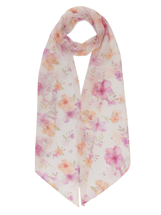 Roselle Floral Print Scarf