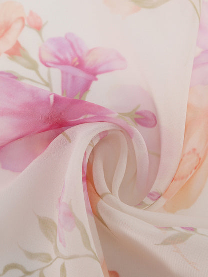 Roselle Floral Print Scarf