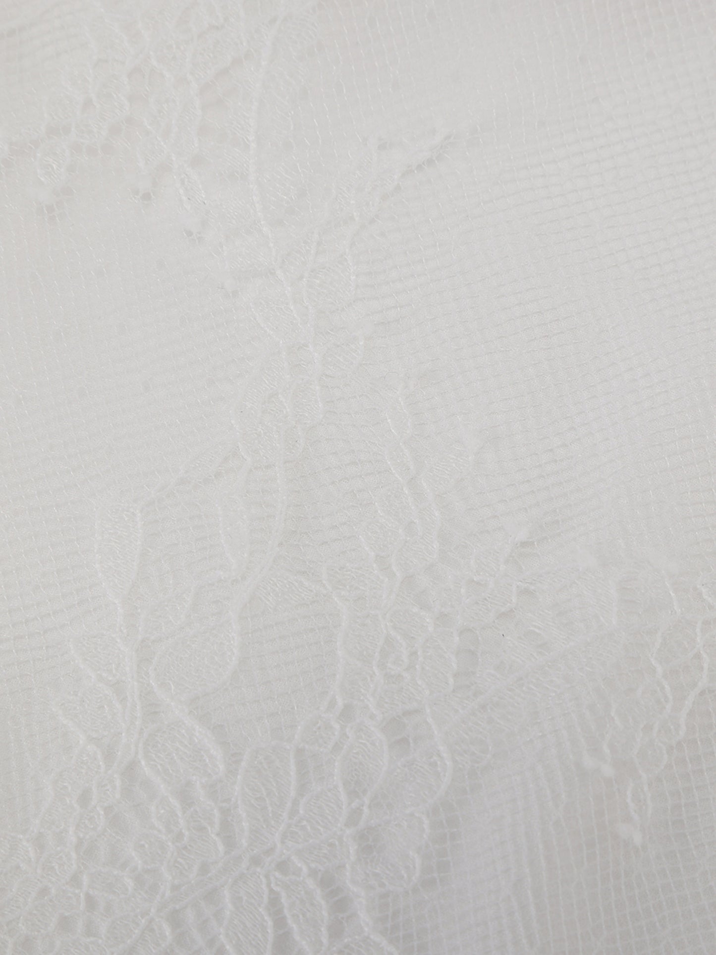Sylvie Lace White Headscarf