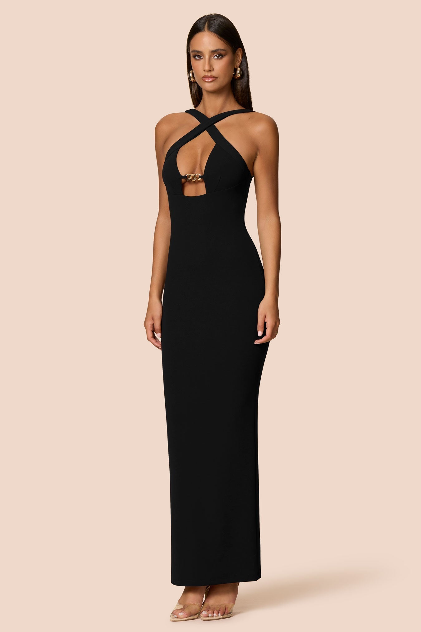 Nookie Charm 2-Way Gown -  Black
