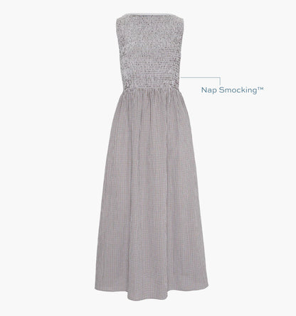 The Cosima Nap Dress - Chocolate Gingham
