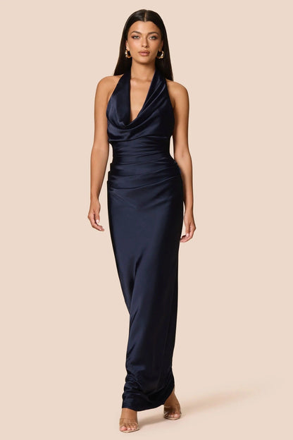 Nookie Penelope Drape Gown - Twilight