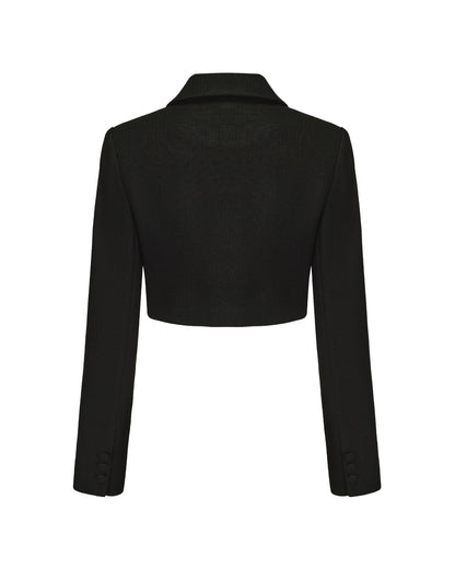 Tatiana Crop Blazer (Black)