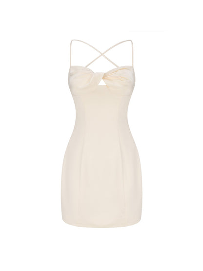 Stacie Dress (Champagne) (Final Sale)