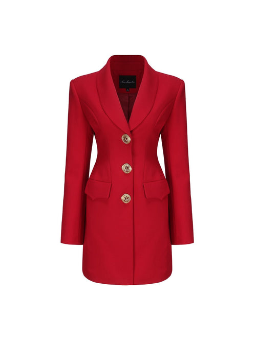 Sasha Suit Jacket (Red) (Final Sale)