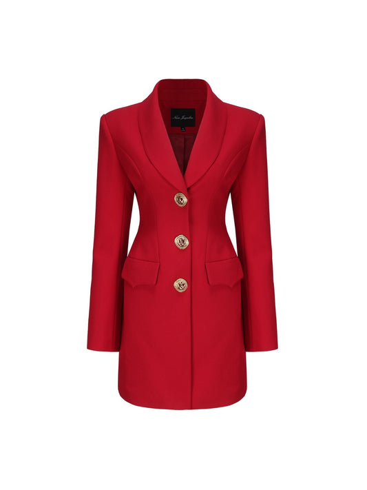 Sasha Suit Jacket (Red) (Final Sale)