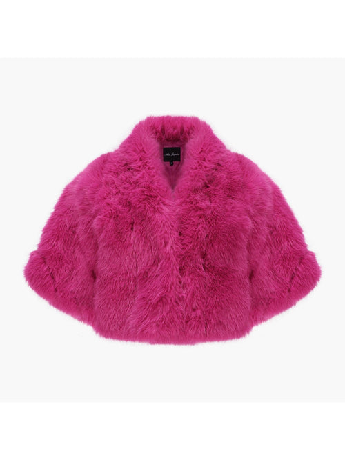 Sophia Fur Coat (Pink) (Final Sale)