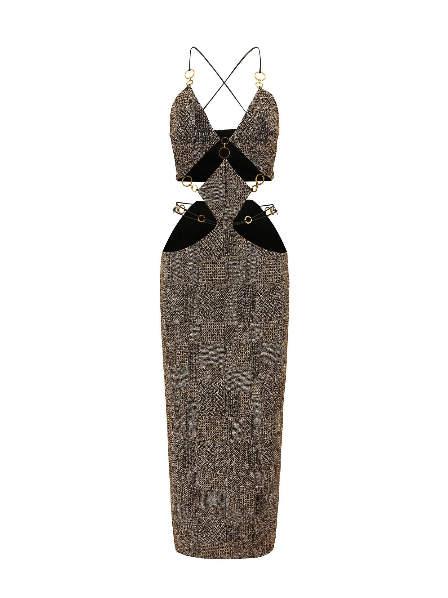 Omaira Dress (Gold) (Final Sale)