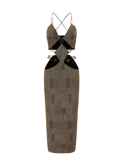 Omaira Dress (Gold) (Final Sale)
