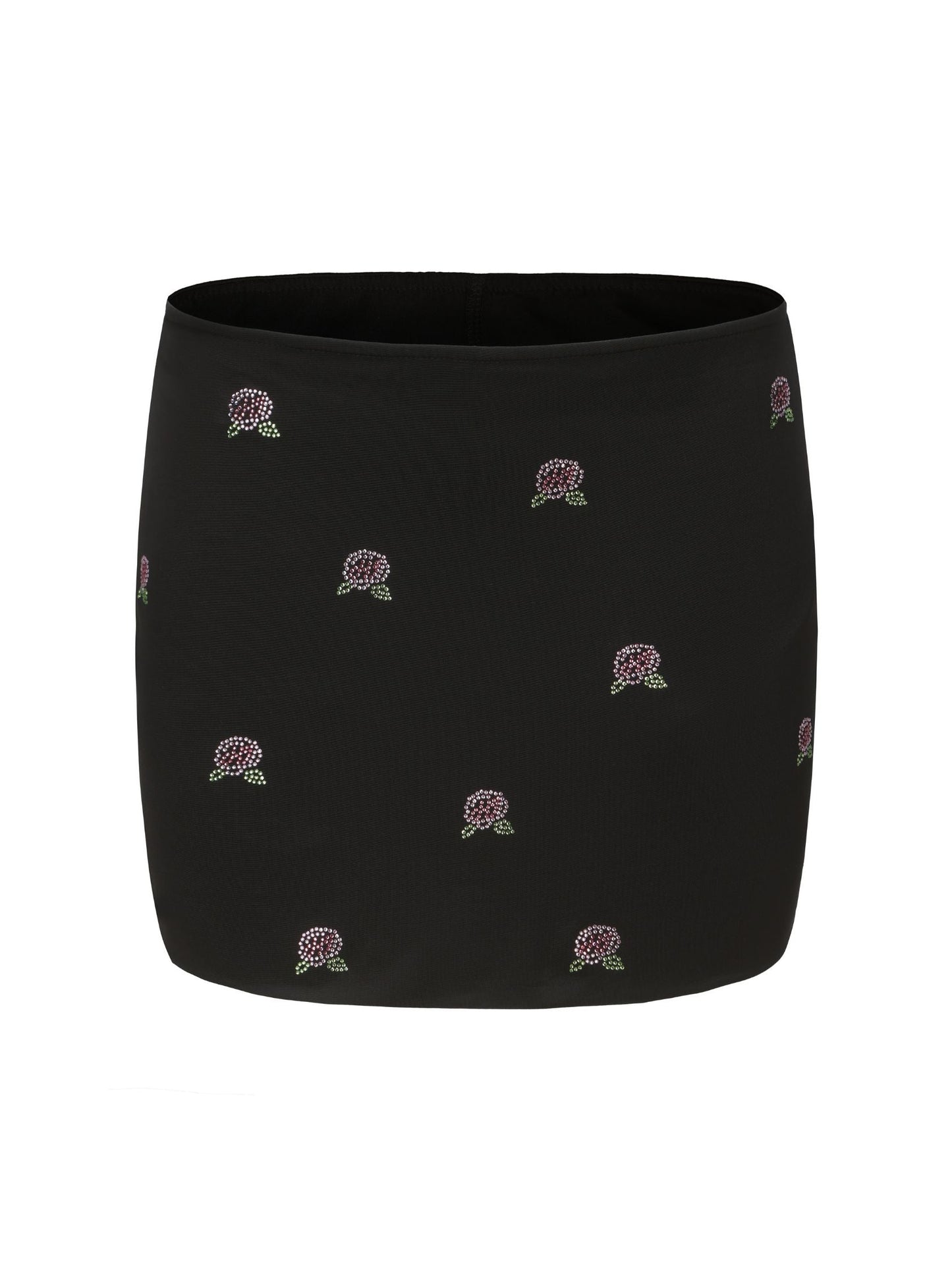 Rosana Embroidered Skirt (Black) (Final Sale)