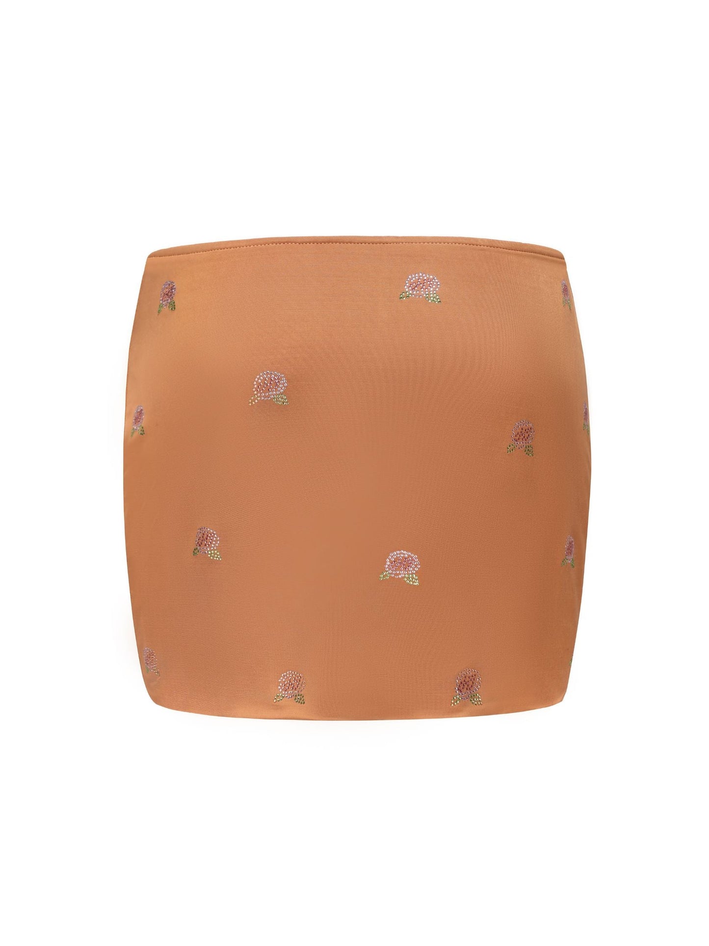 Rosana Embroidered Skirt (Brown) (Final Sale)