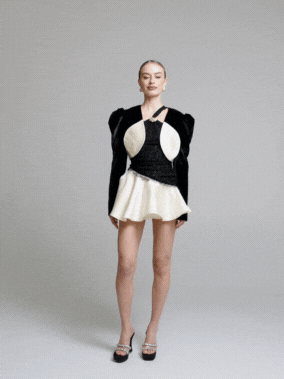 Wilma Velvet Jacket (Black) (Final Sale)